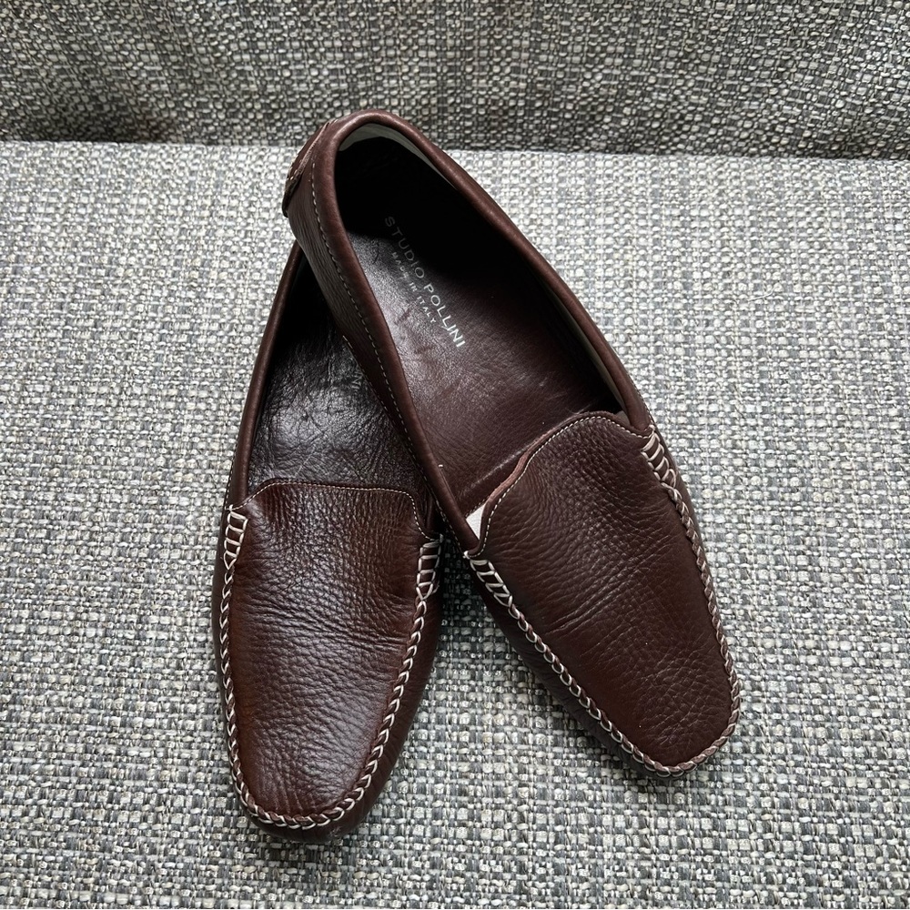 Studio Pollini leather women’s loafers Size 38 ½